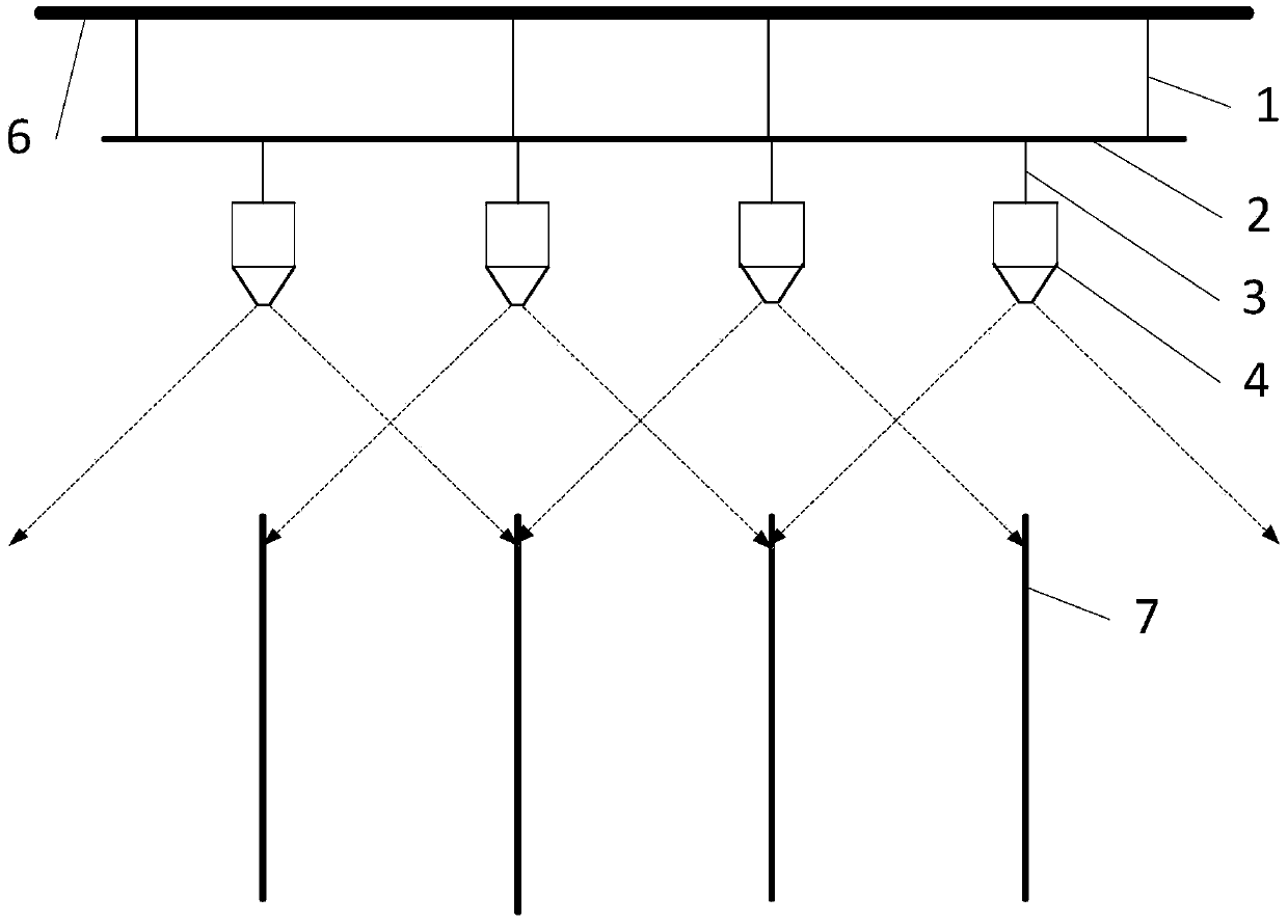 Spraying system of wet-type electric dust remover