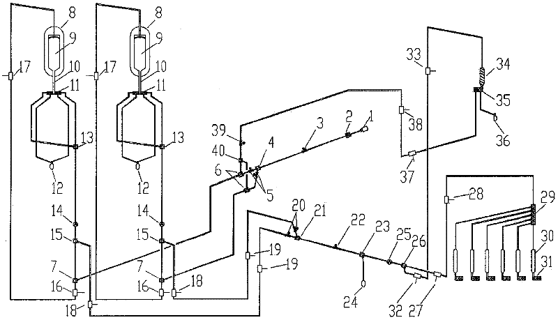 Ball bed high-temperature gascooled reactor online reloading system and functional subsystem