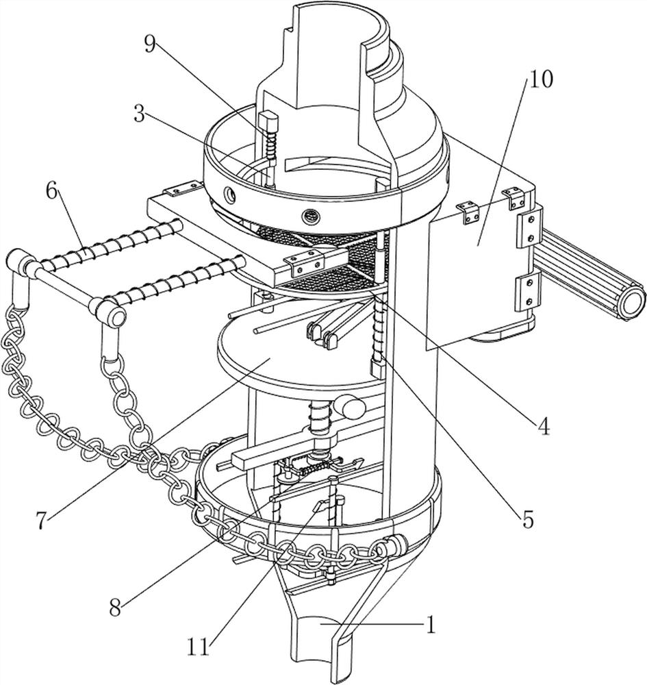 Medicine residue separator for breast surgerydepartment