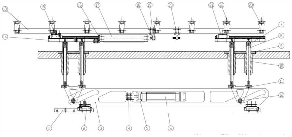 A feeding device, a polishing device and a finishing machine for a finishing machine