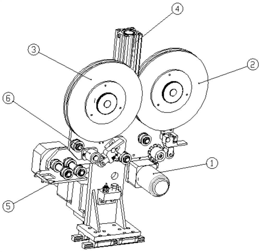 A feeding device, a polishing device and a finishing machine for a finishing machine