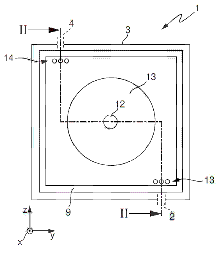 Headlamp with means for air guidance within the headlamp housing