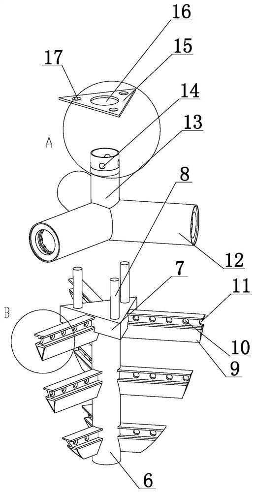 Stirrer for electric heating stirring tank