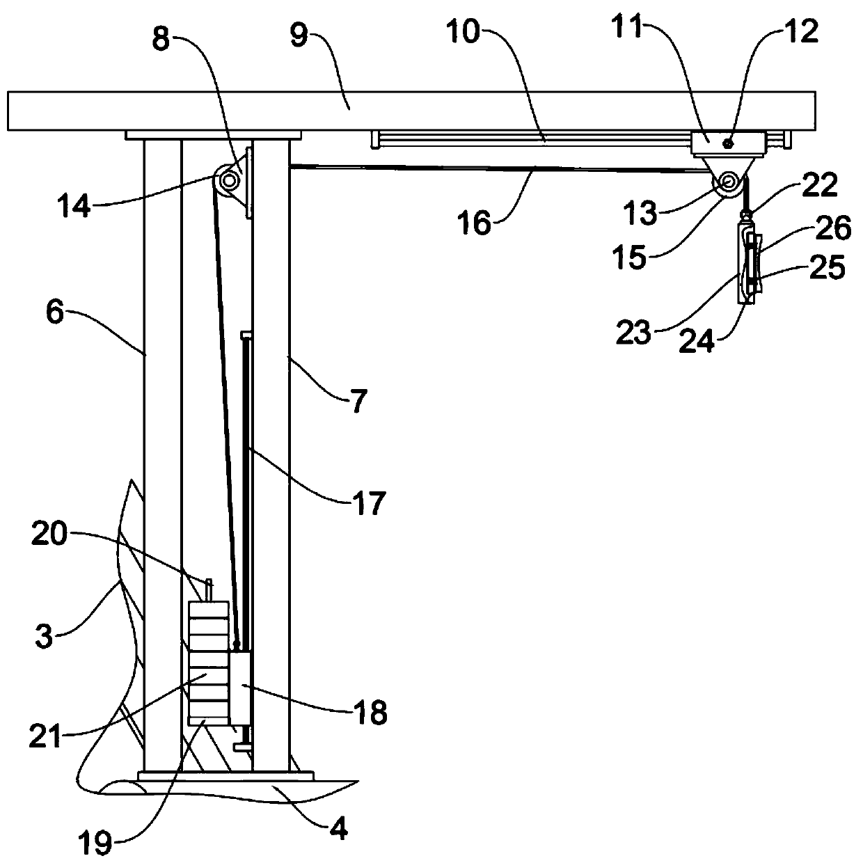 Dyskinesia patient recovery treatment equipment with fixing function