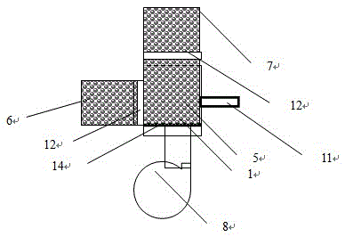 Solid granular block disc type solar fluidized driving heat exchange/transfer system