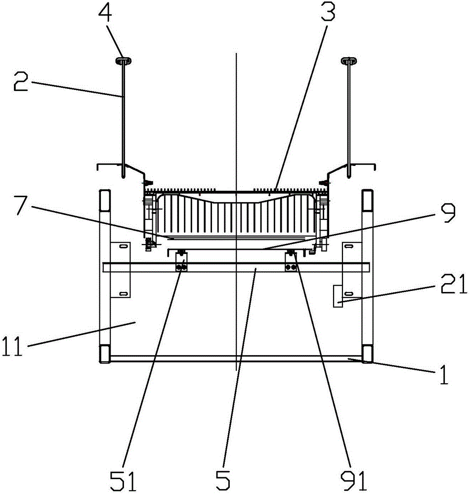 Anti-sinking structure applied to escalators or moving sidewalks