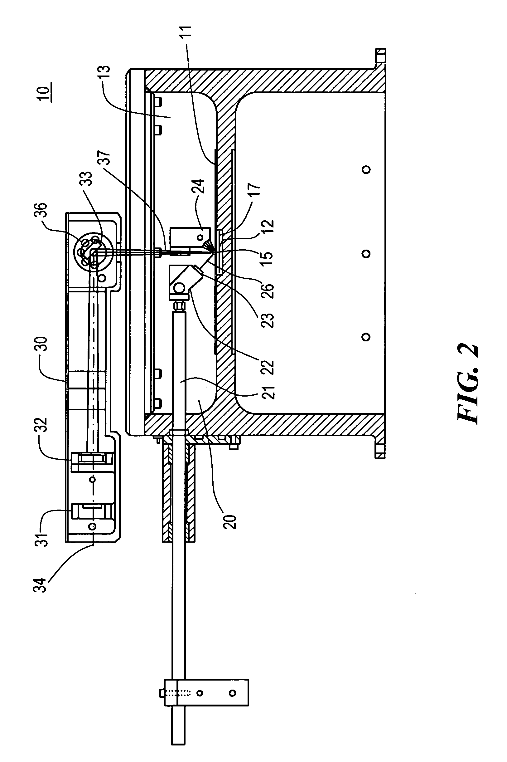 Scanning plasma reactor