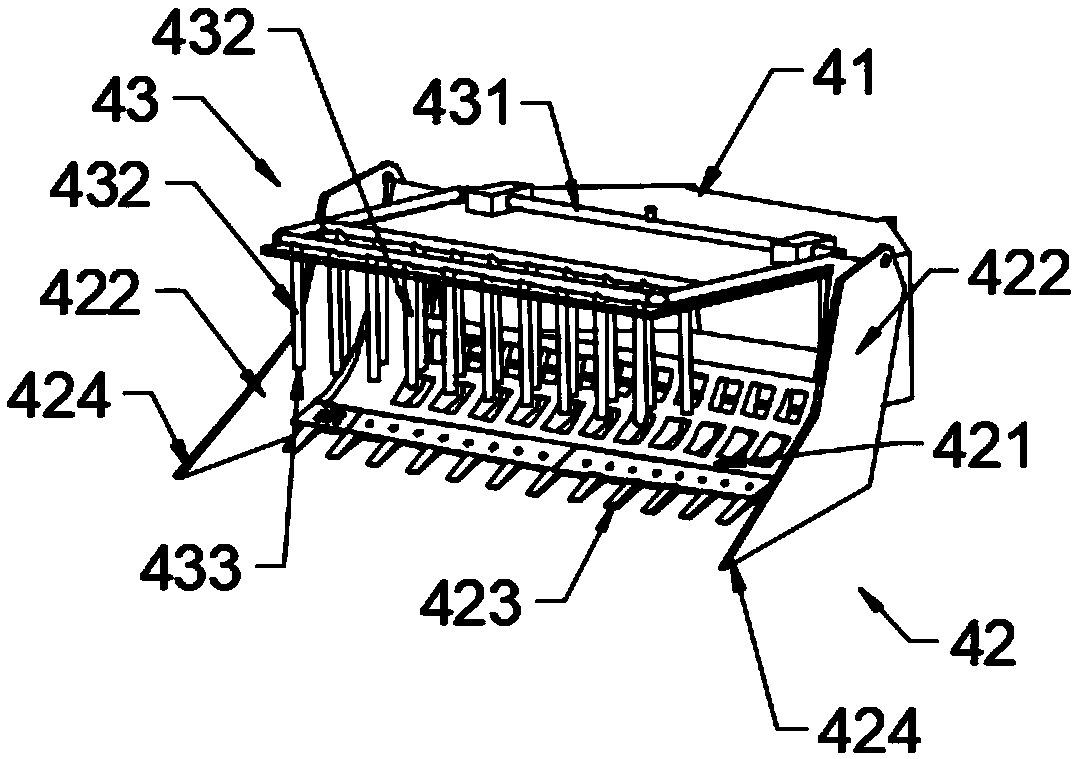 Transmission system and combined type lotus rhizome harvesting machine having same