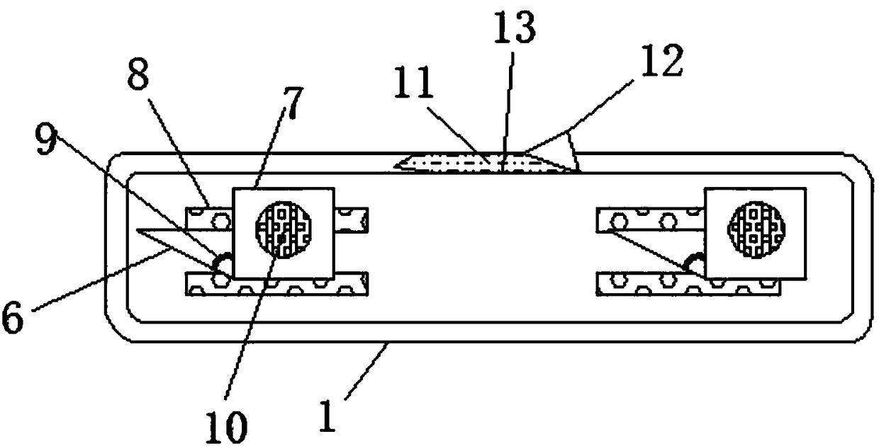 LED in-vehicle scrolling display screen convenient for installing