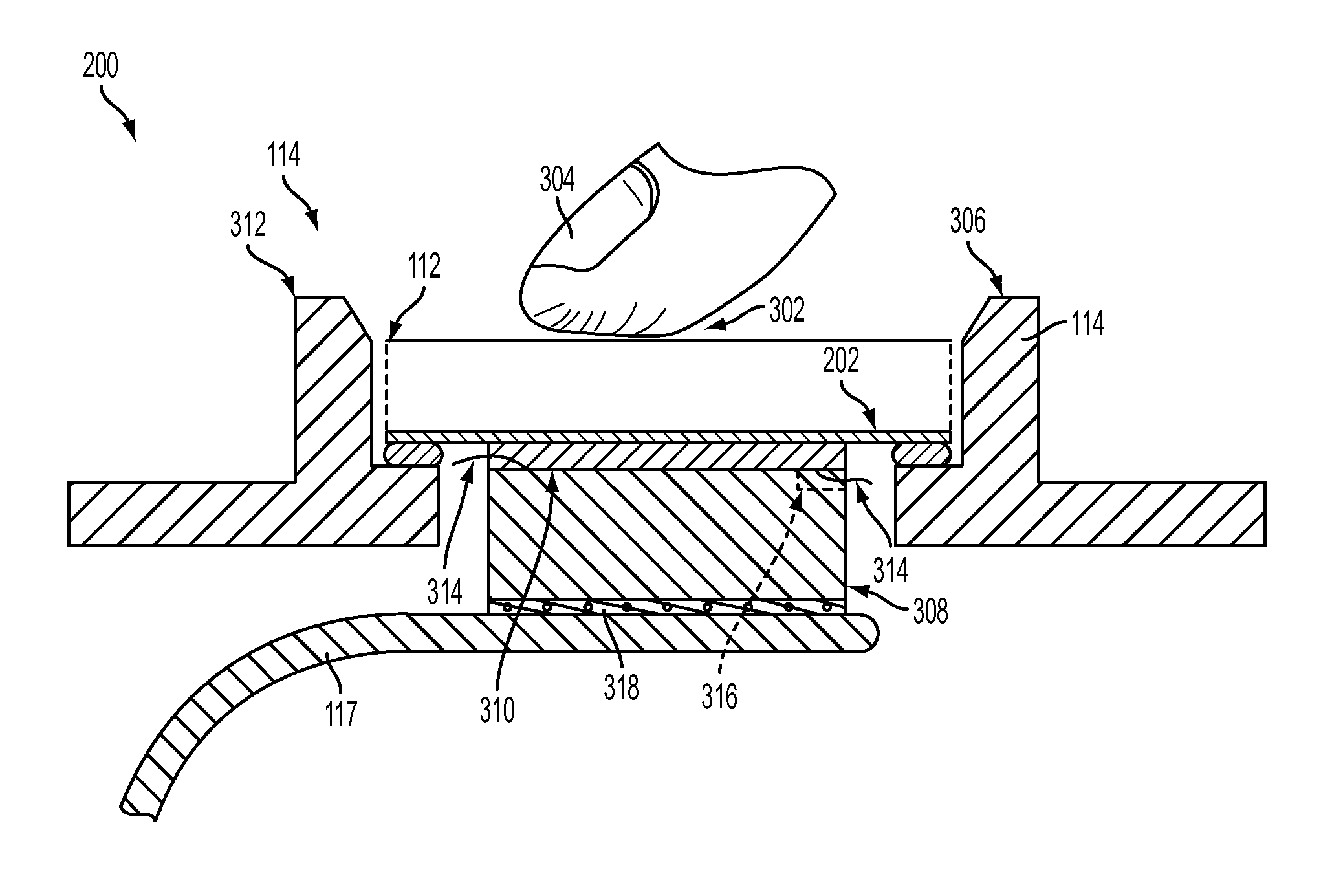 Biometric Sensor Stack Structure