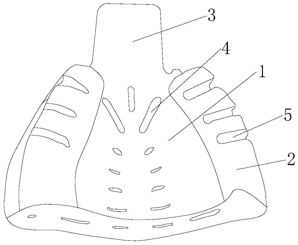 Improved complete denture maxillary blank mold tray