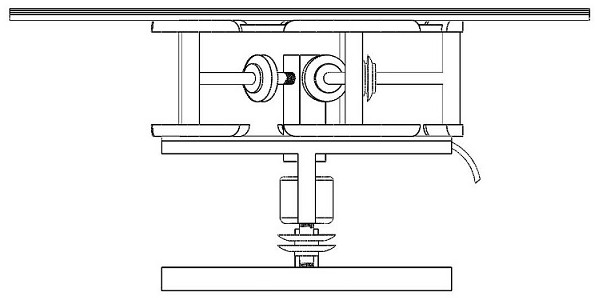 A circular rotating "receiving-returning" system suitable for rail transit