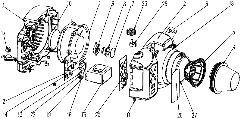 Multifunctional electric polisher control box