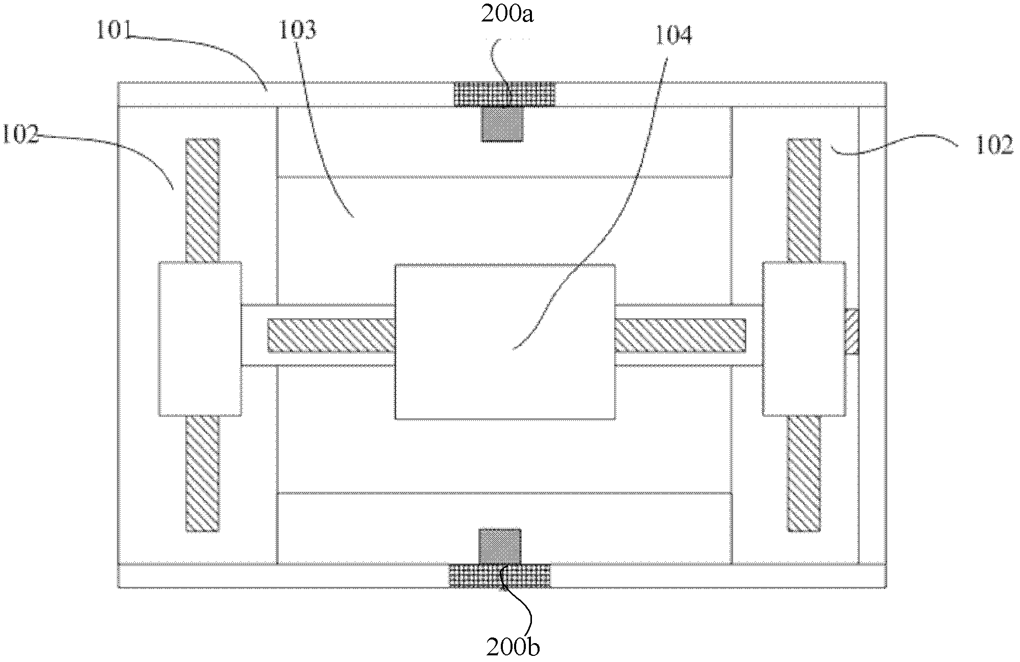 Balancing mass system of photoetching machine