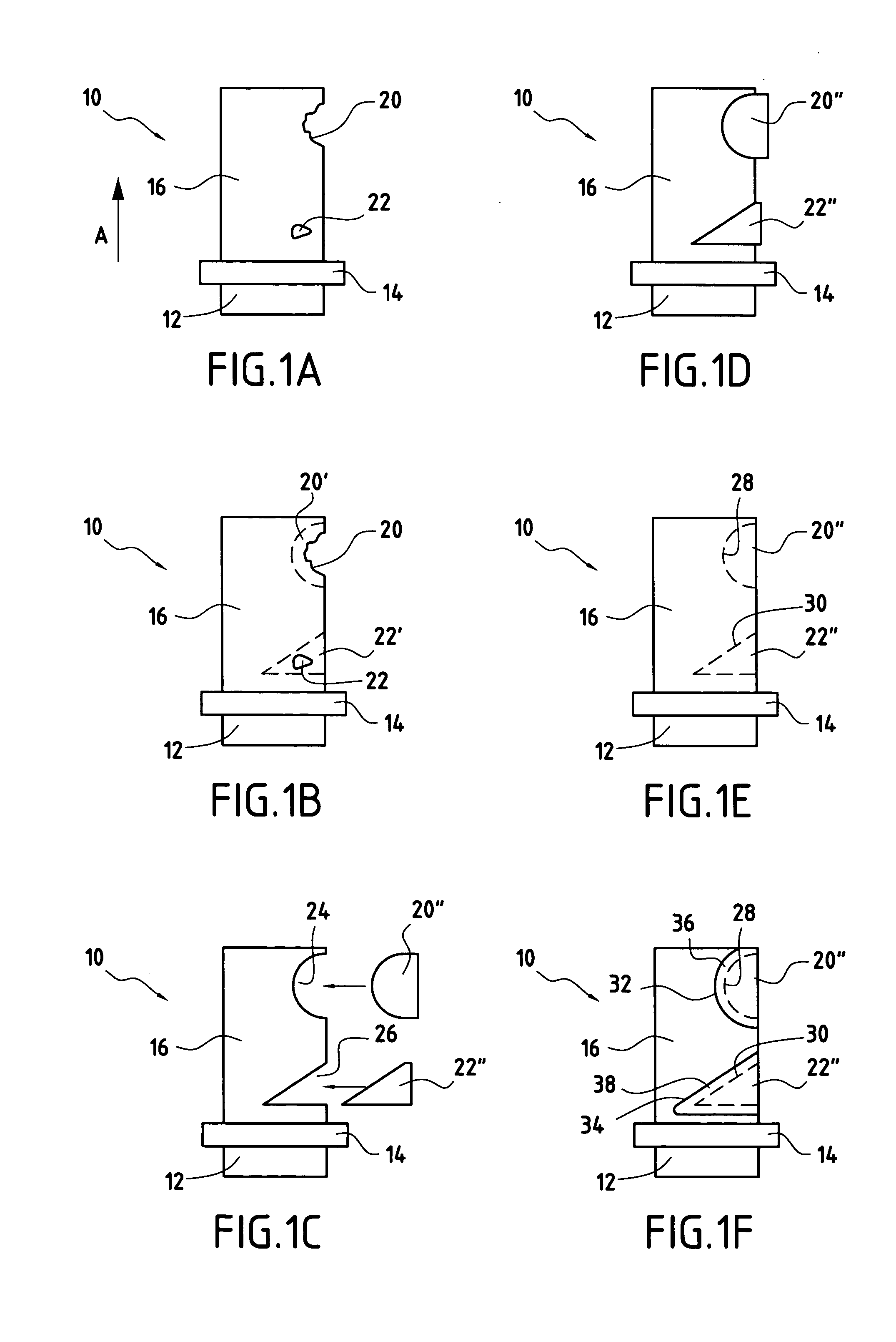 Method of repairing a blade member