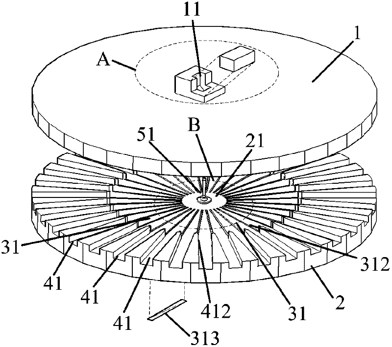 High-isolation radial power synthesis amplifier with broadband air micro-strips