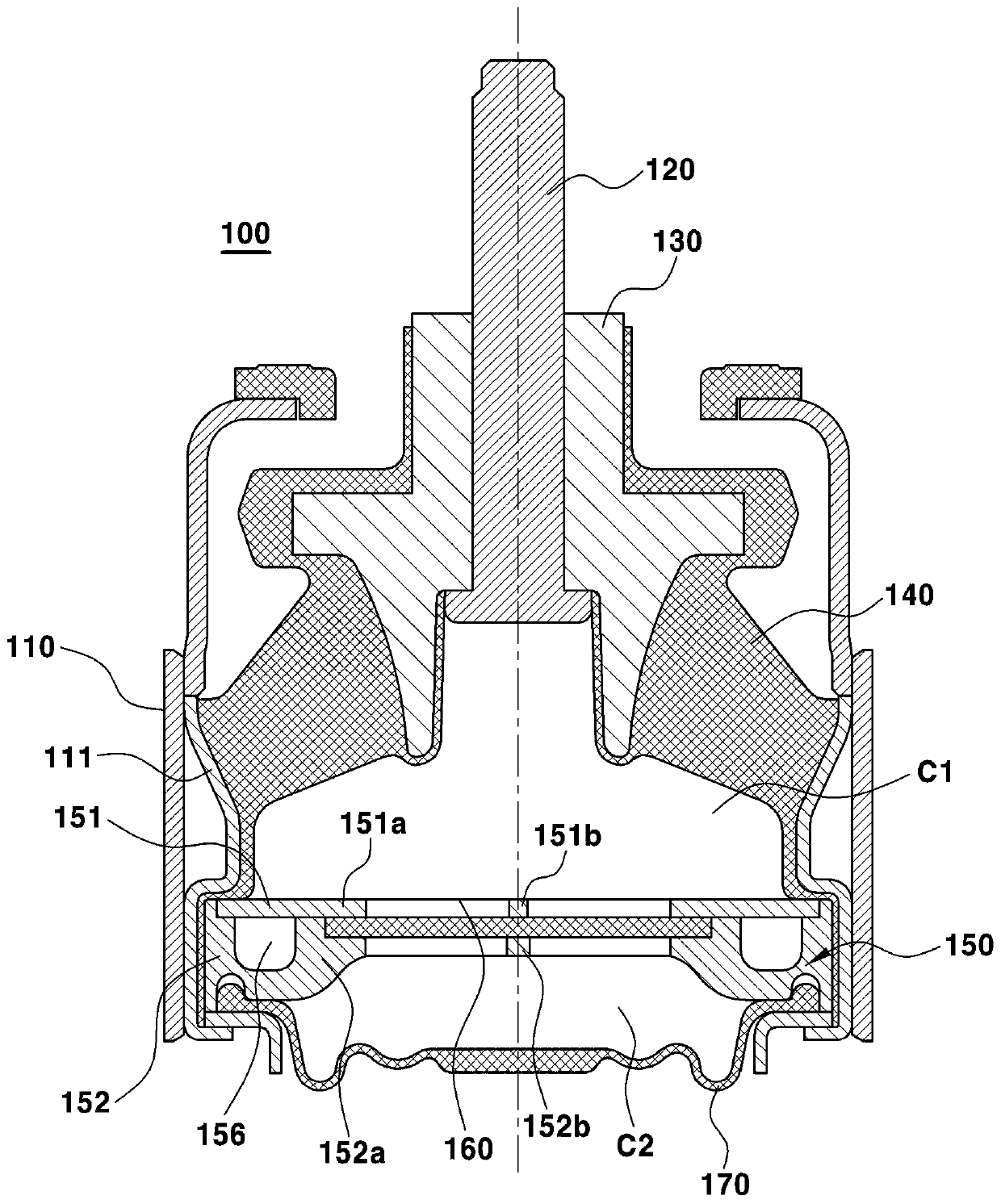 Hydraulic engine mount