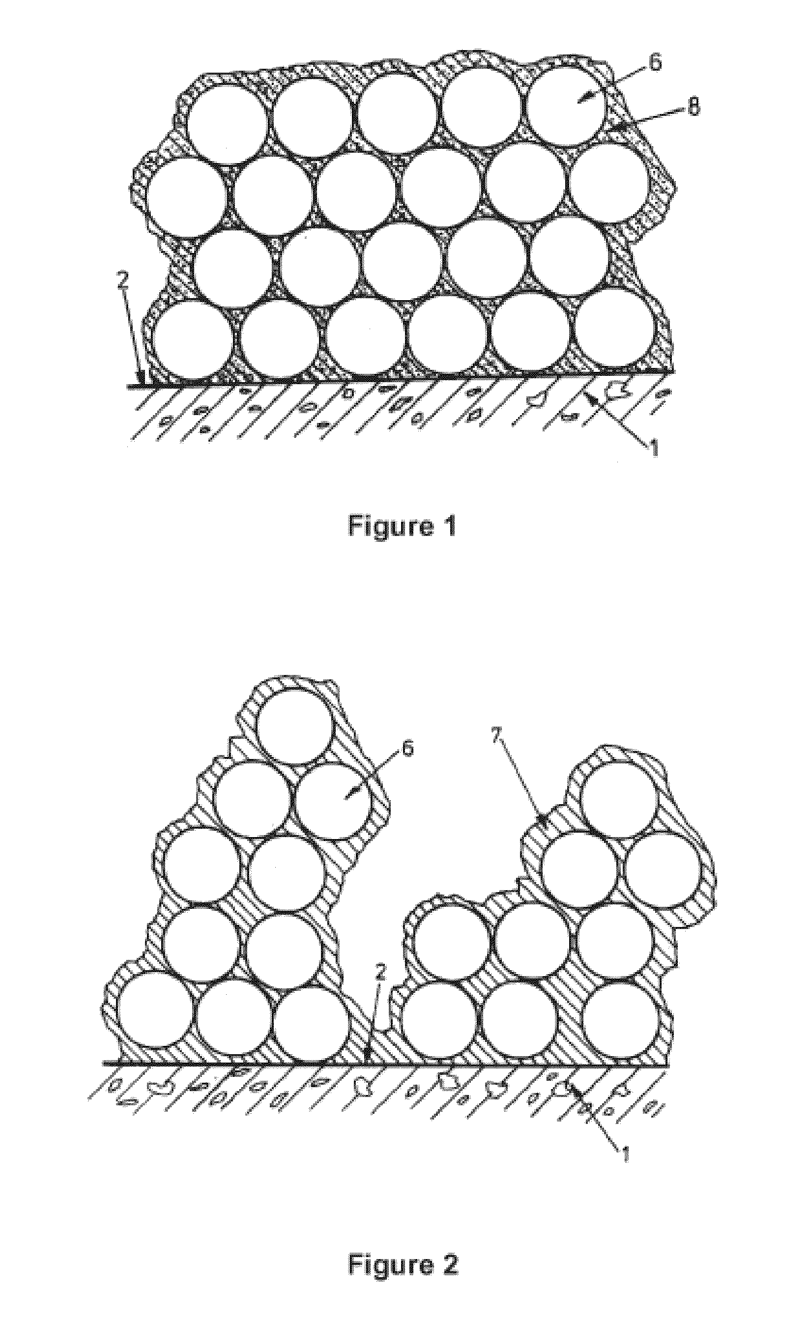 Radiation absorbing composition