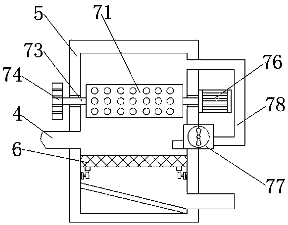 High-temperature calcining and grinding integrated machine for metal-acetylacetone complexes