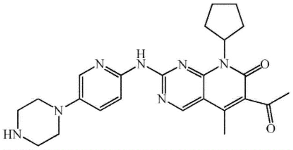 A kind of preparation method of palbociclib