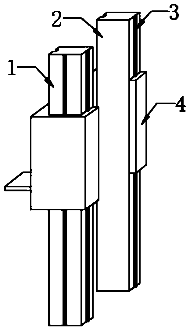 A construction robot arm attachment device