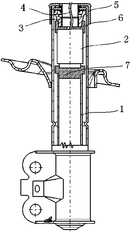 A method for measuring the sealing pressure of a shock absorber
