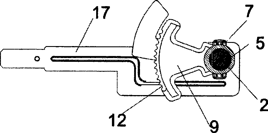 Regulating mechanism for working gap