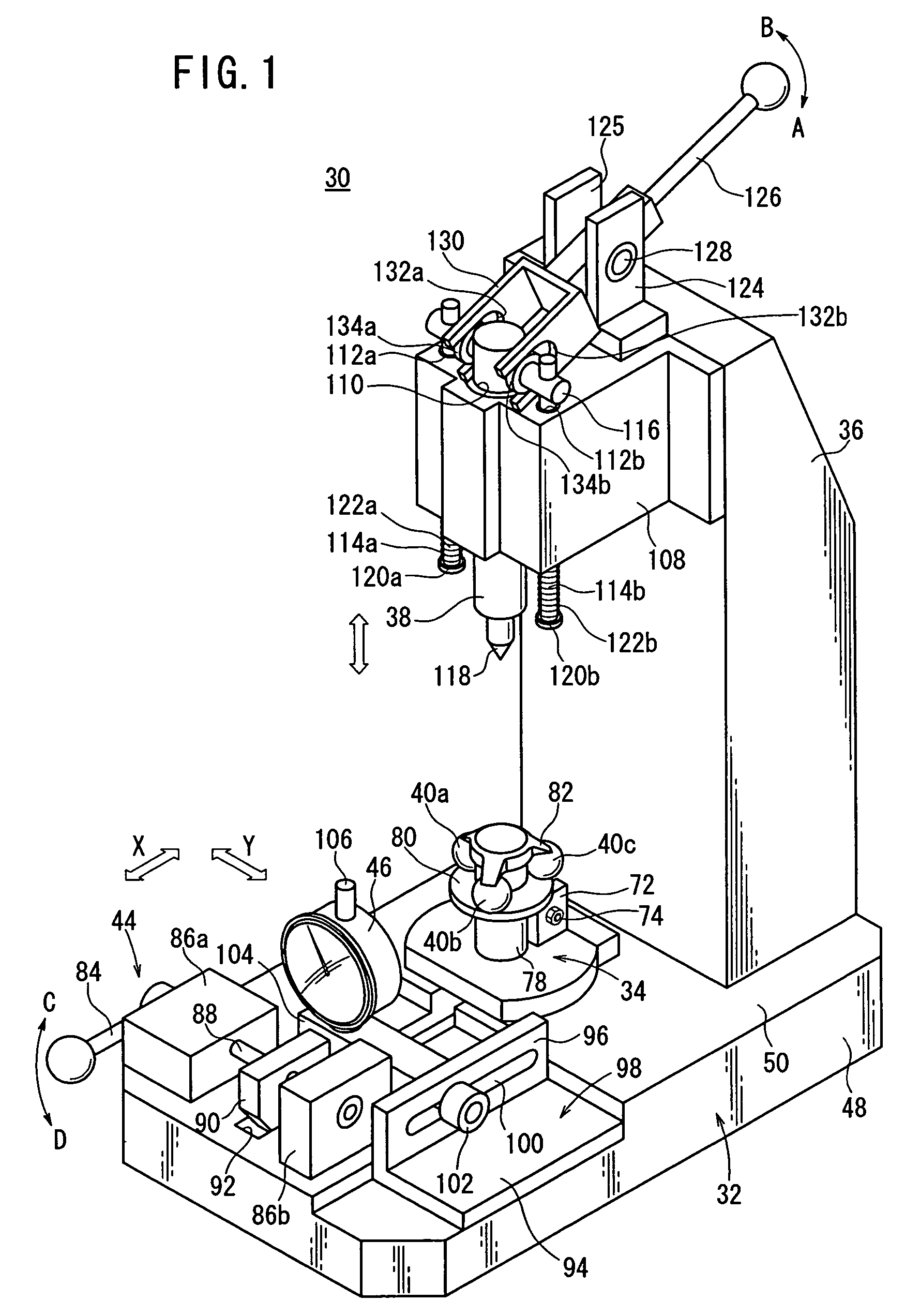 Method and device for measuring dimension of constant velocity joint