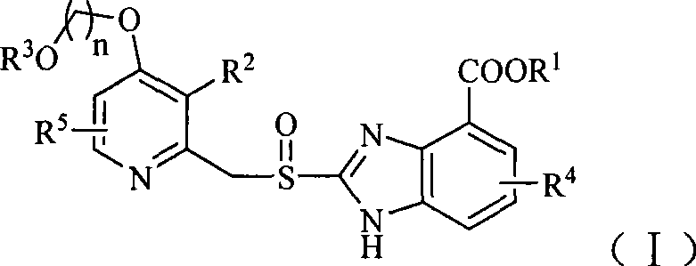 Benzimidazole derivative containing alkoxy substituted pyridine