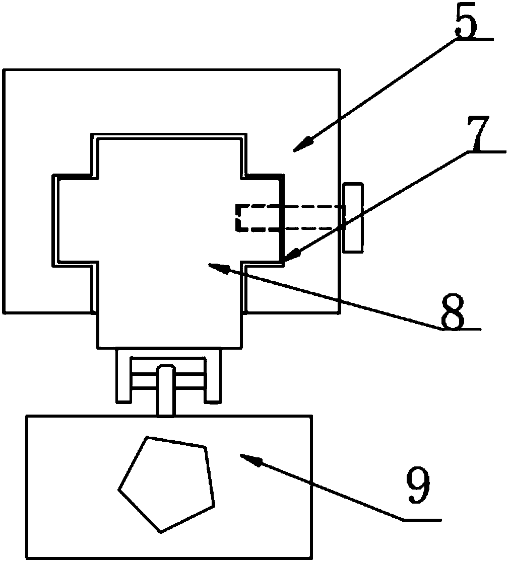 Ship stern machining platform and adjusting method