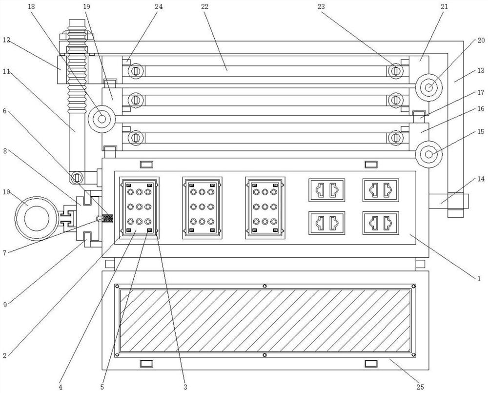 An emergency energy supply device for a trailer-type RV