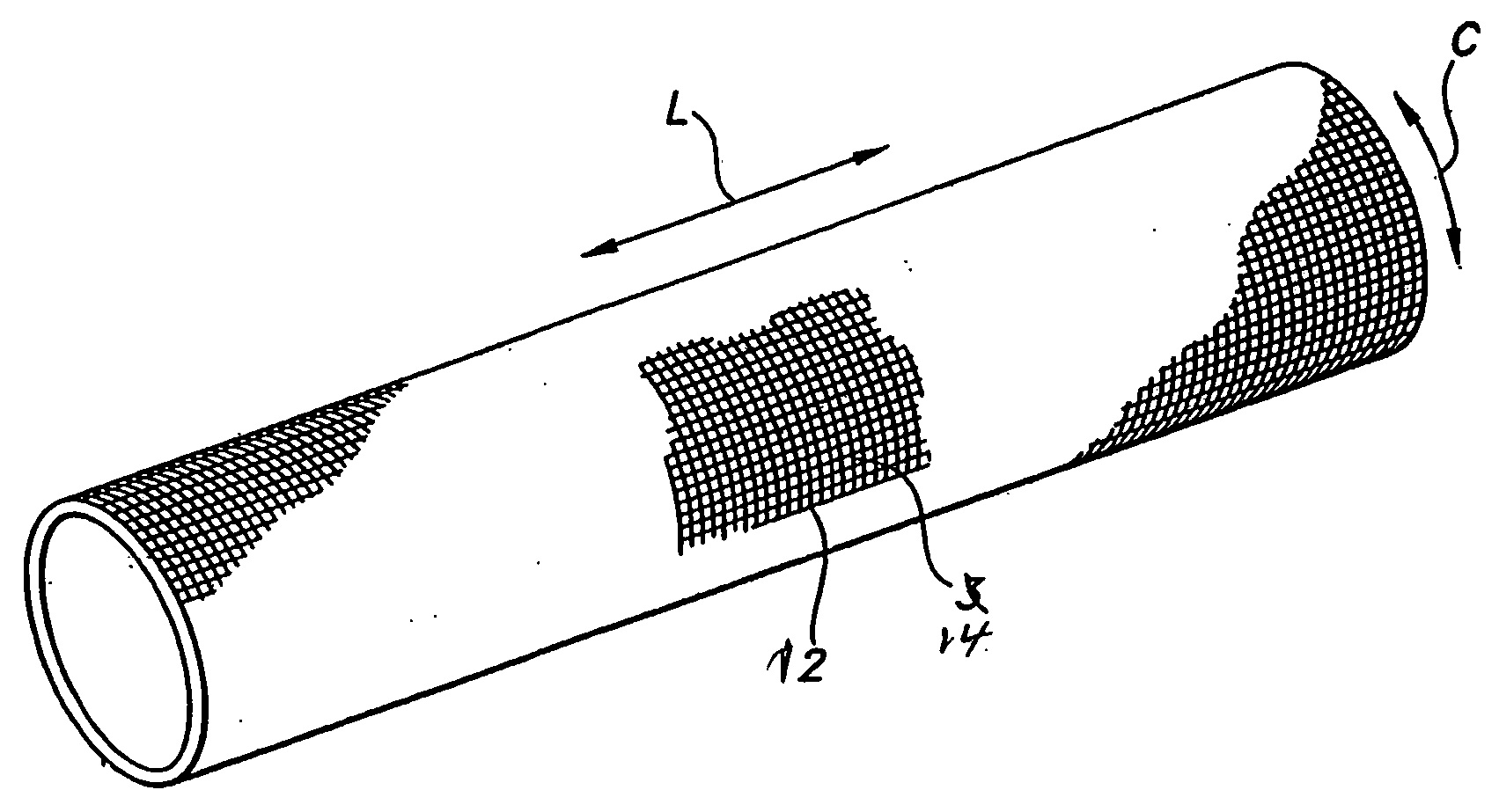 Blood-tight implantable textile material and method of making