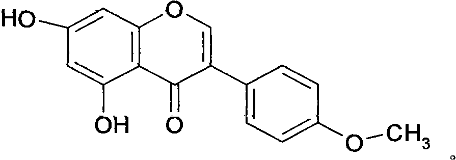 Eriosema chinense isoflavoid compound and extraction method and application thereof