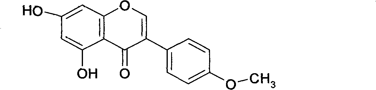 Eriosema chinense isoflavoid compound and extraction method and application thereof