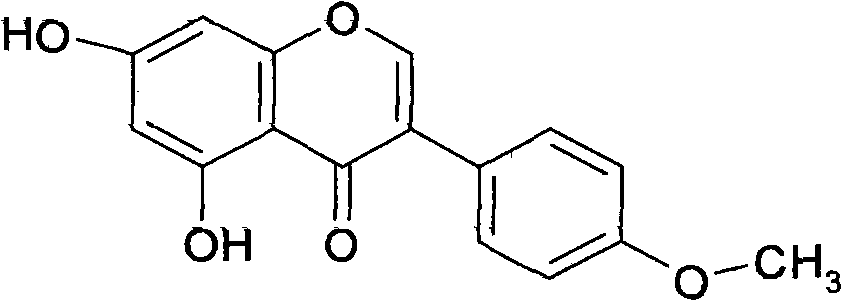 Eriosema chinense isoflavoid compound and extraction method and application thereof