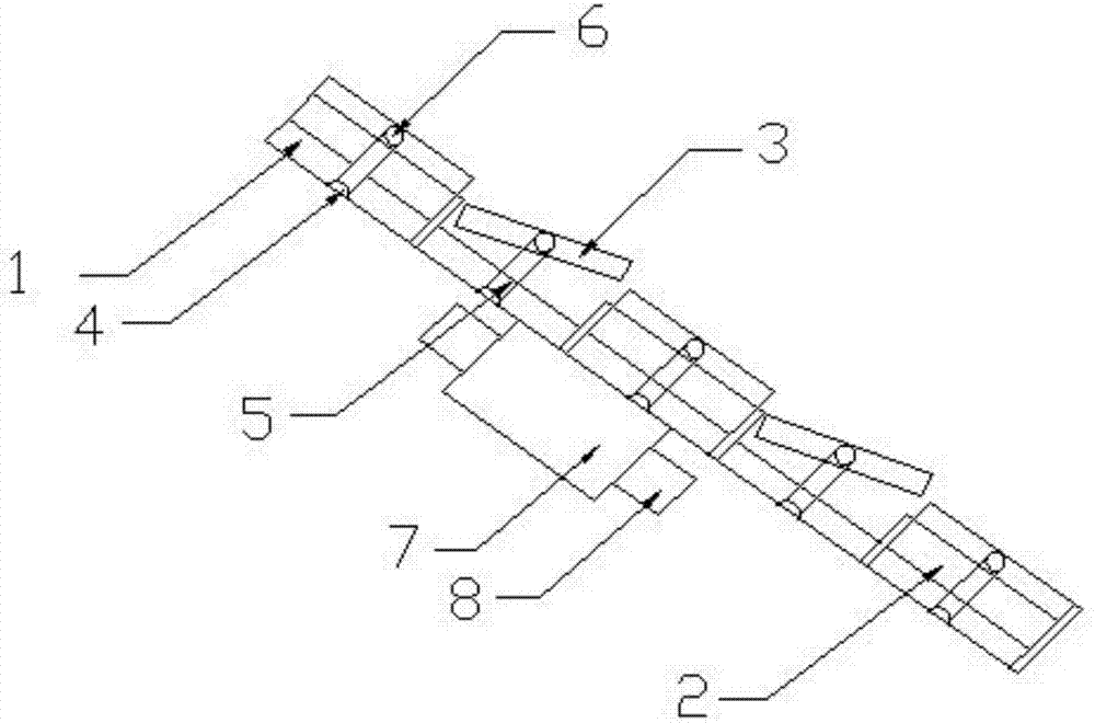 Angle-adjustable roof-mounted solar cell panel