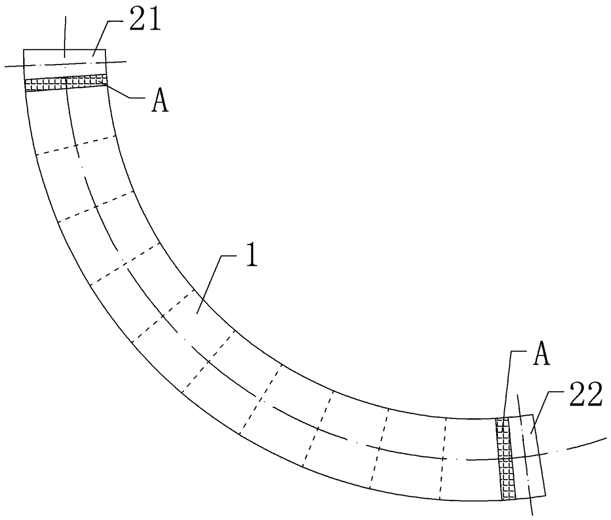 Double-wet-joint segment prefabricated bridge assembling linear adjusting device