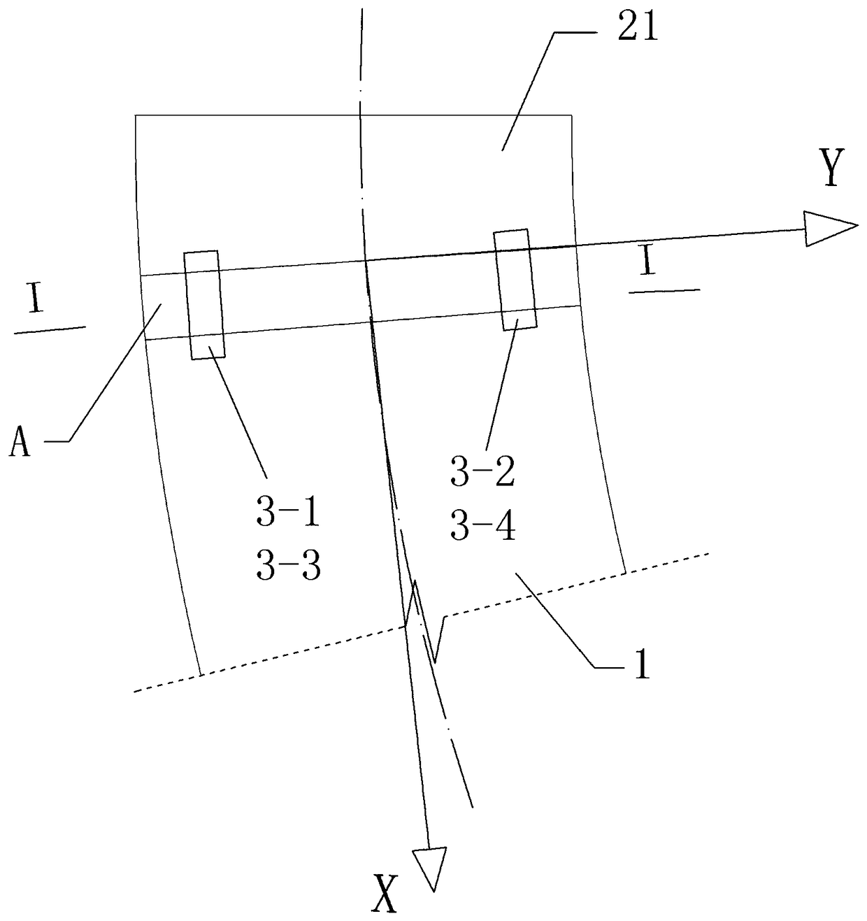 Double-wet-joint segment prefabricated bridge assembling linear adjusting device