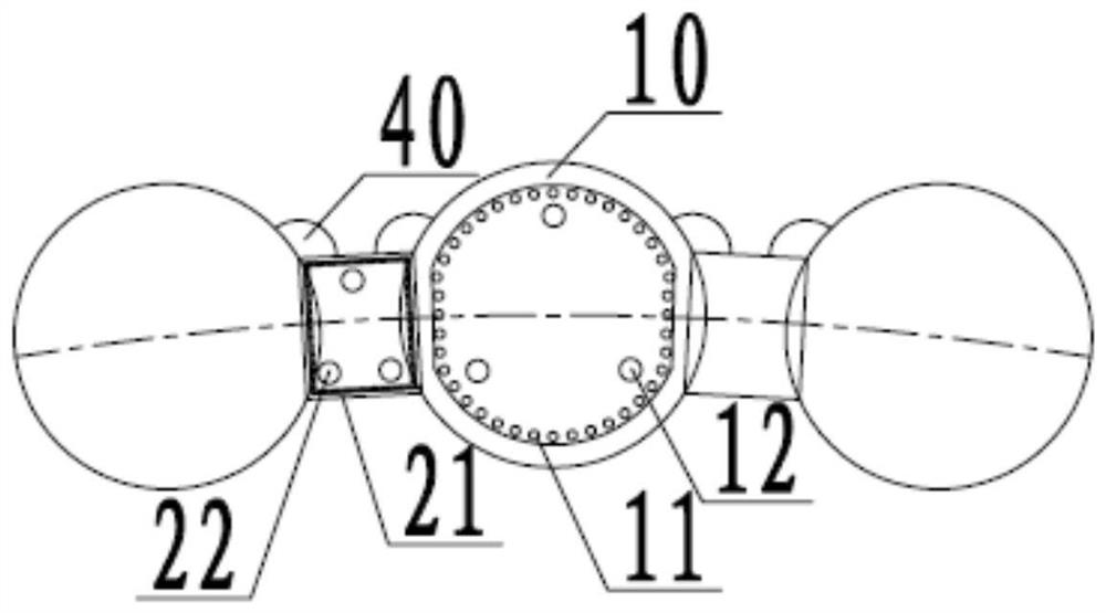 Suspension bridge large-diameter secant pile gravity type anchorage foundation enclosure structure and construction method