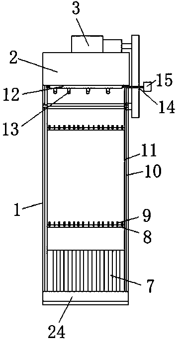 Rotary grillage machine