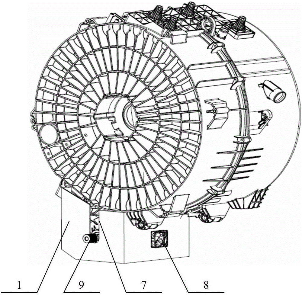 Sound-proof shield of motor and apparatus with motor