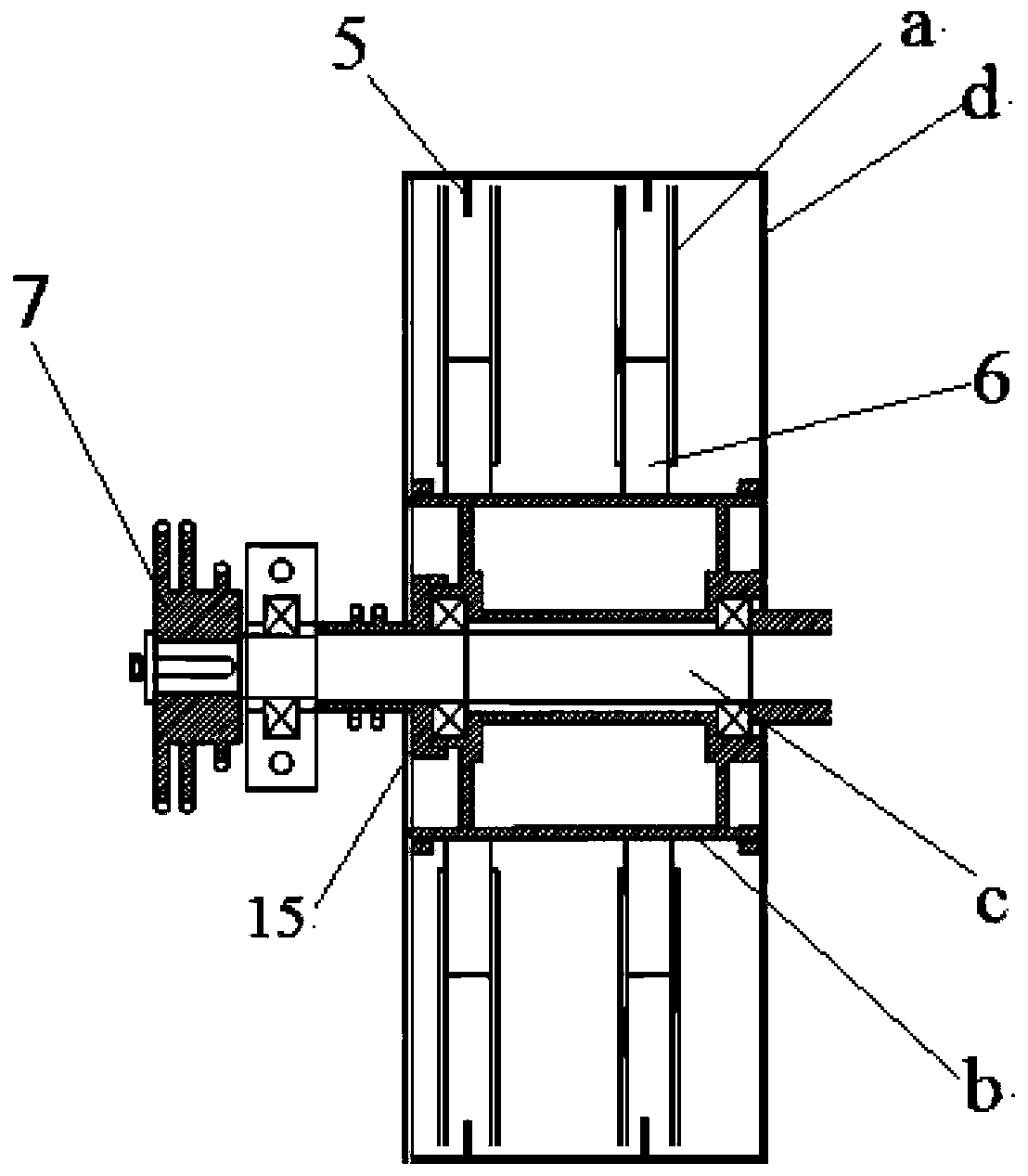 Grain combine harvester