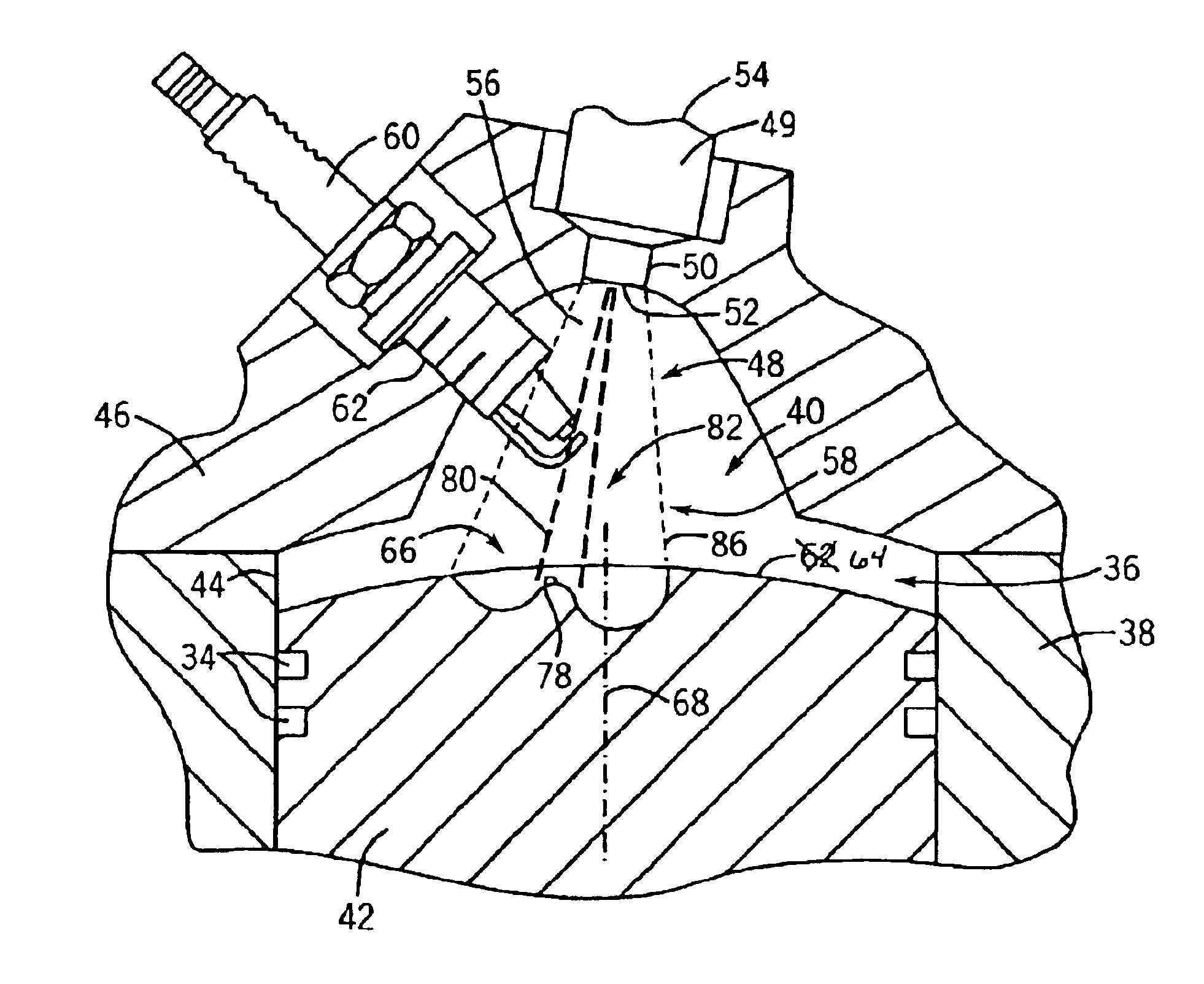 Piston for spark-ignited direct fuel injection engine