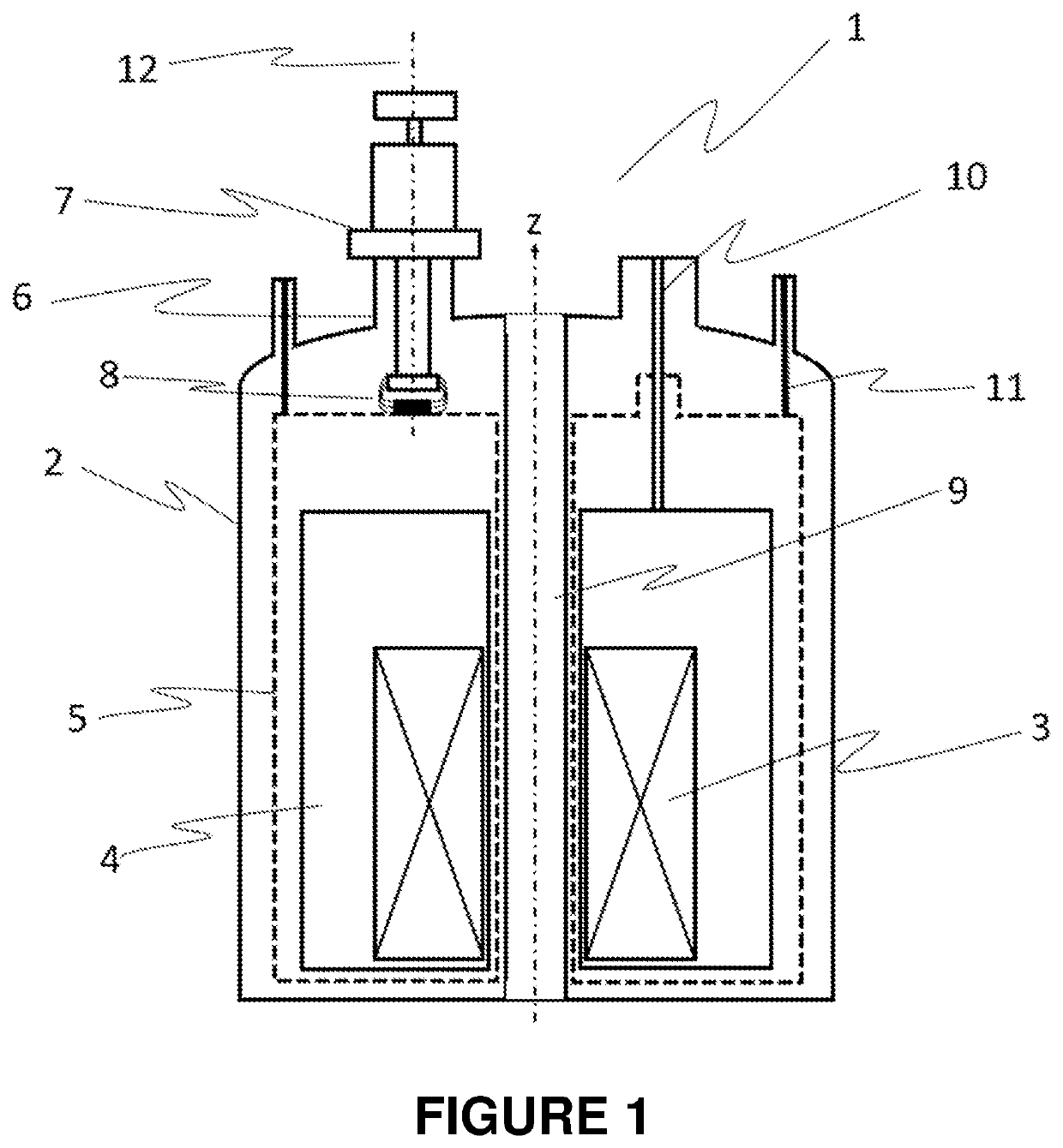 Nmr magnet system with stirling cooler