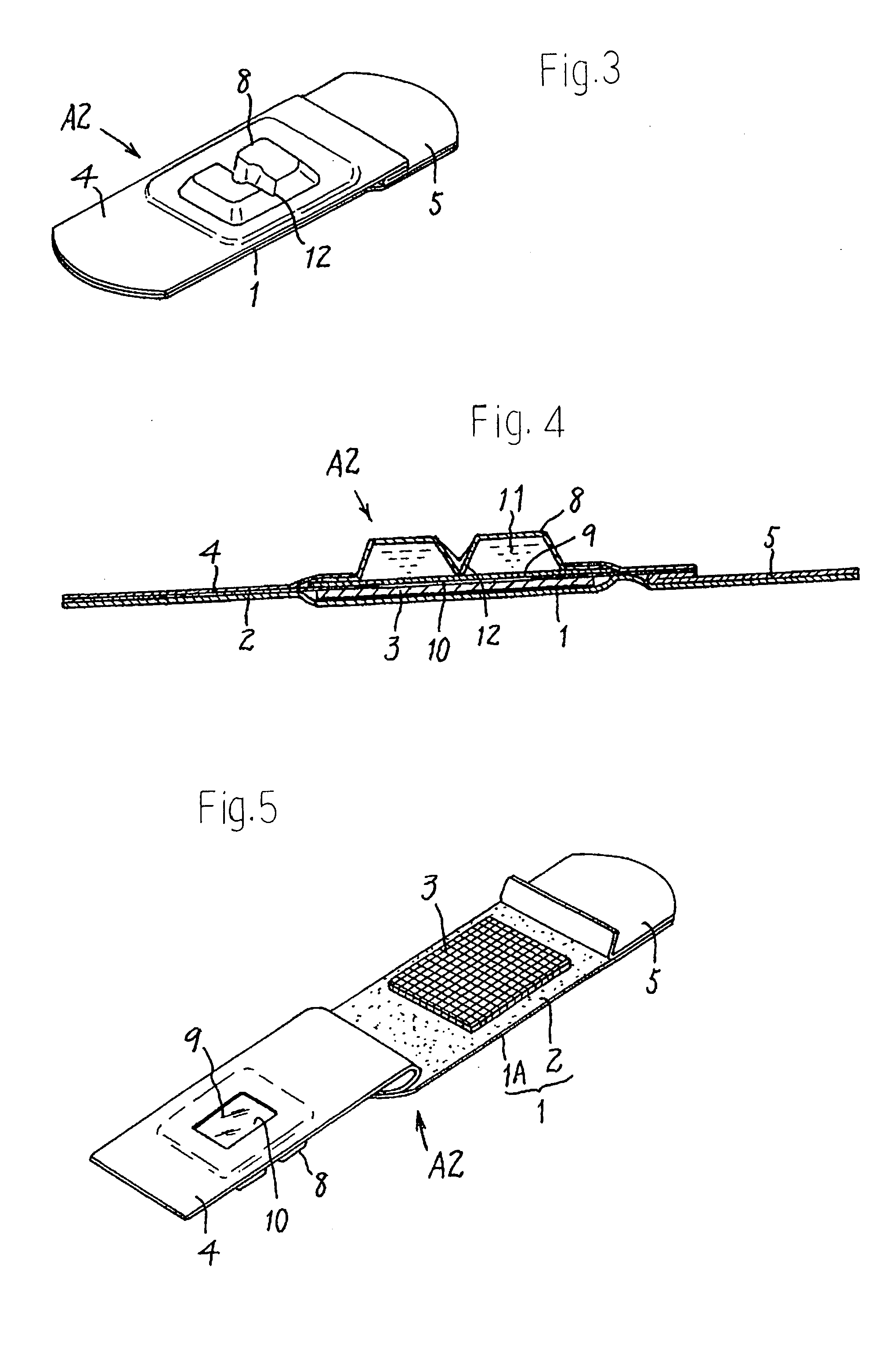 First aid adhesive plaster