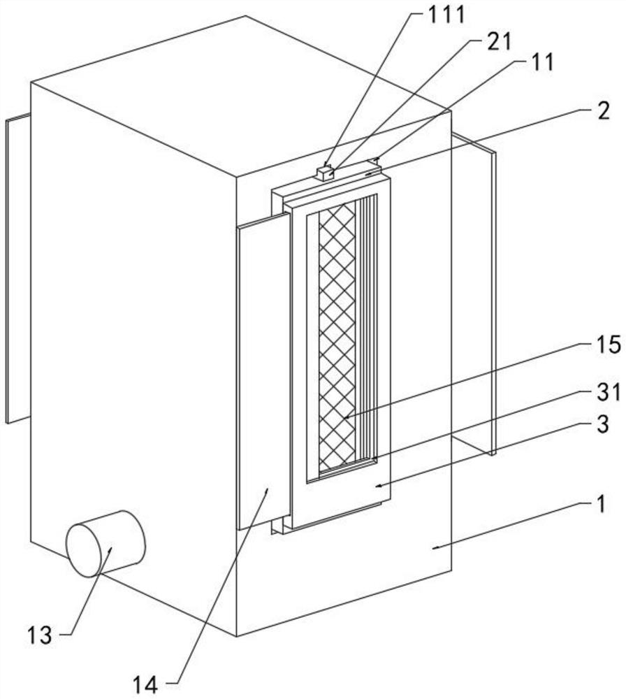 Adjustable environmental control electric control cabinet