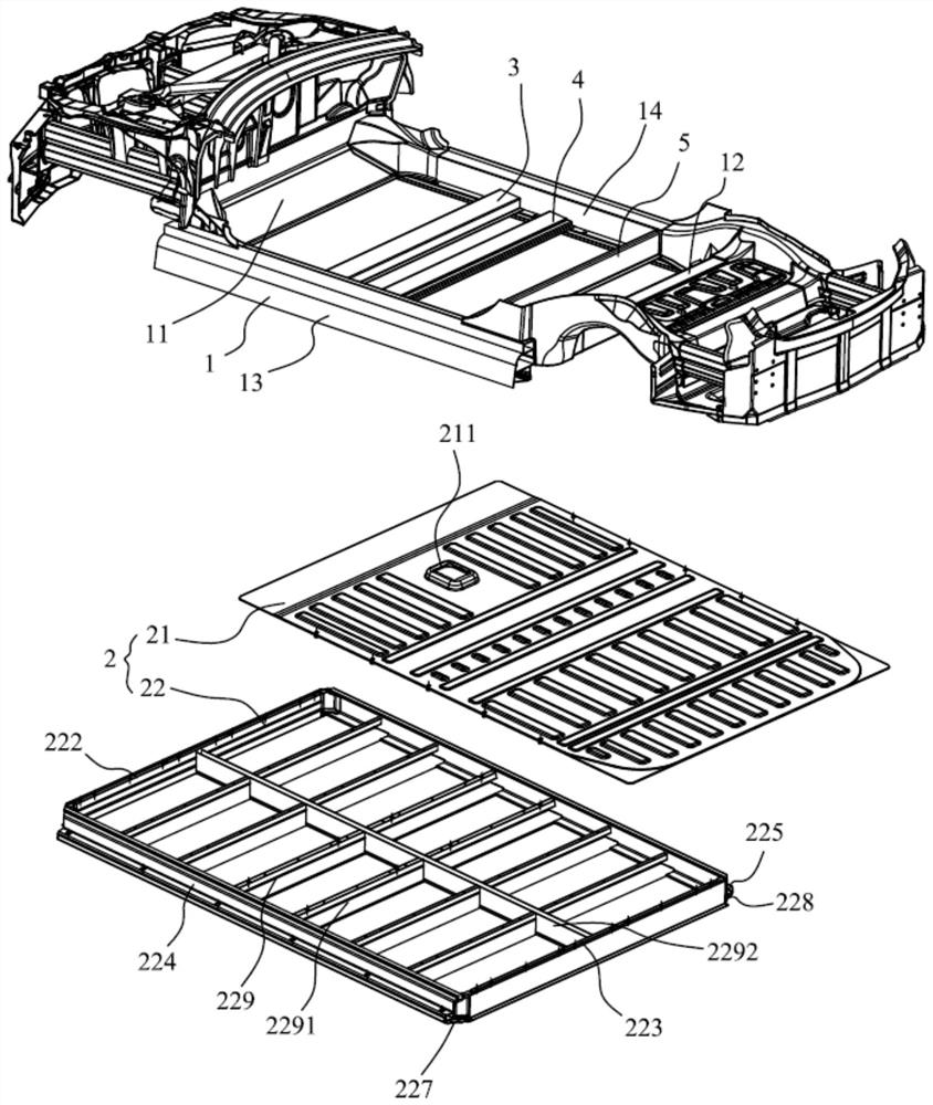 Body structure and automobile