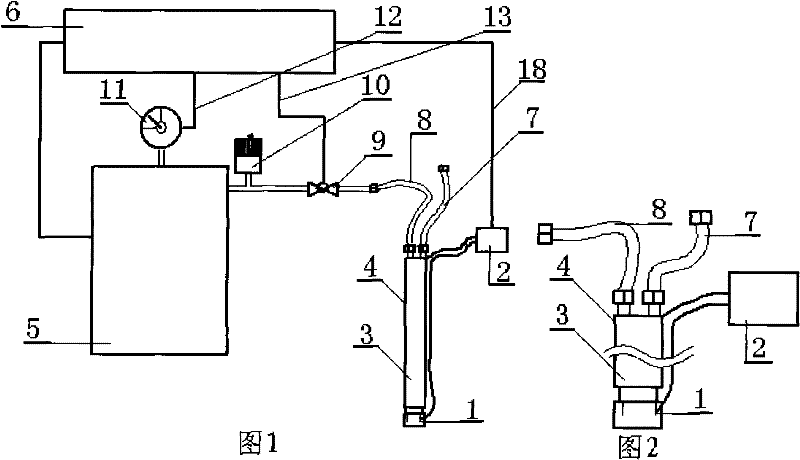 Flame cutting energy conservation device and operation method thereof