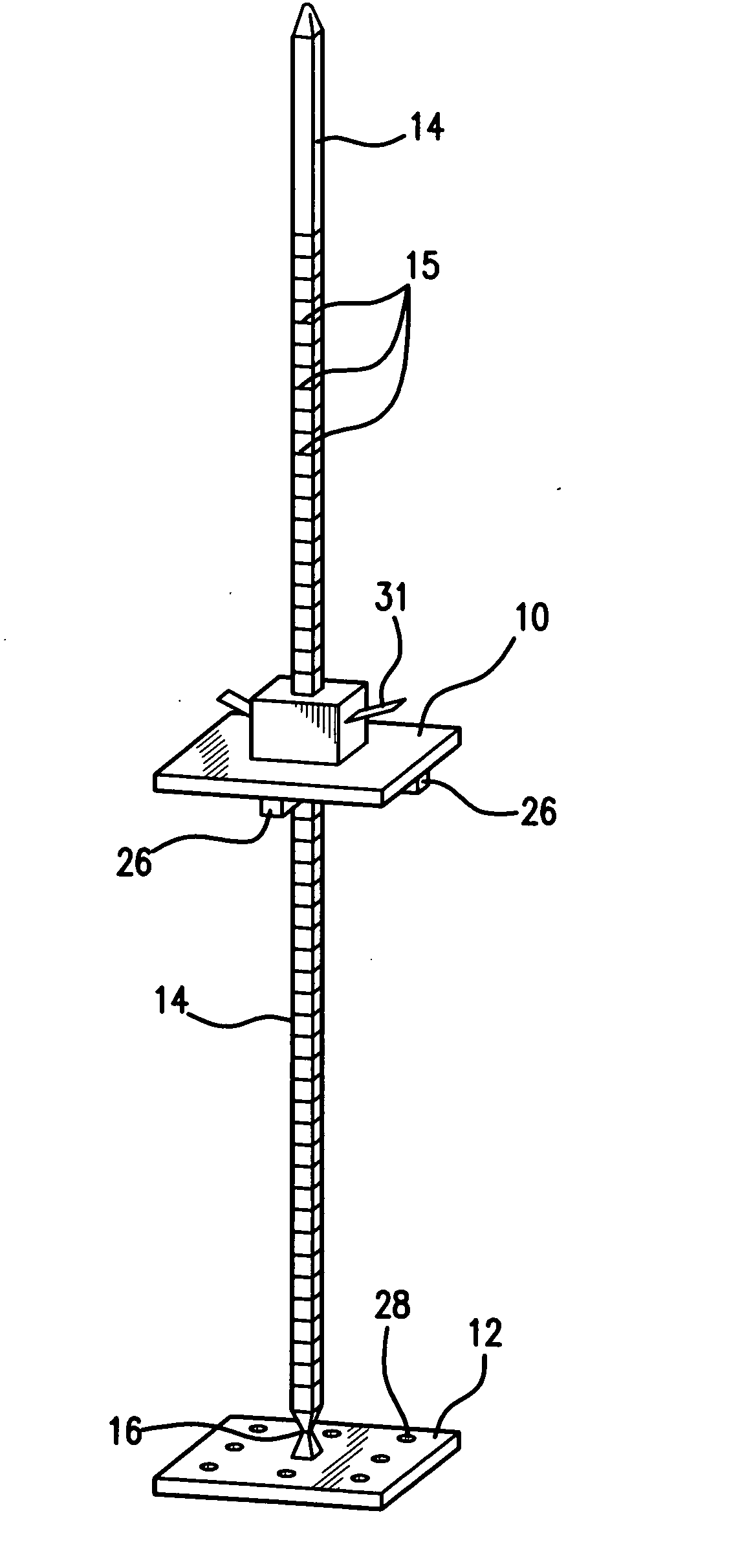 Tile alignment and leveling device and method for using the same