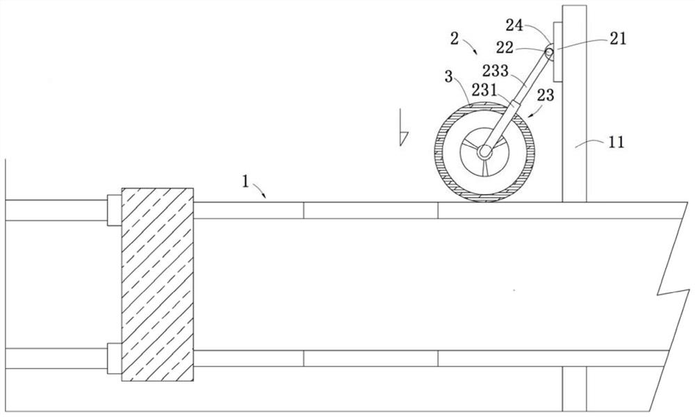 Pipe jacking attitude prediction method based on roller measurement